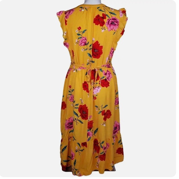Marigold floral midi dress - Picture 2 of 5